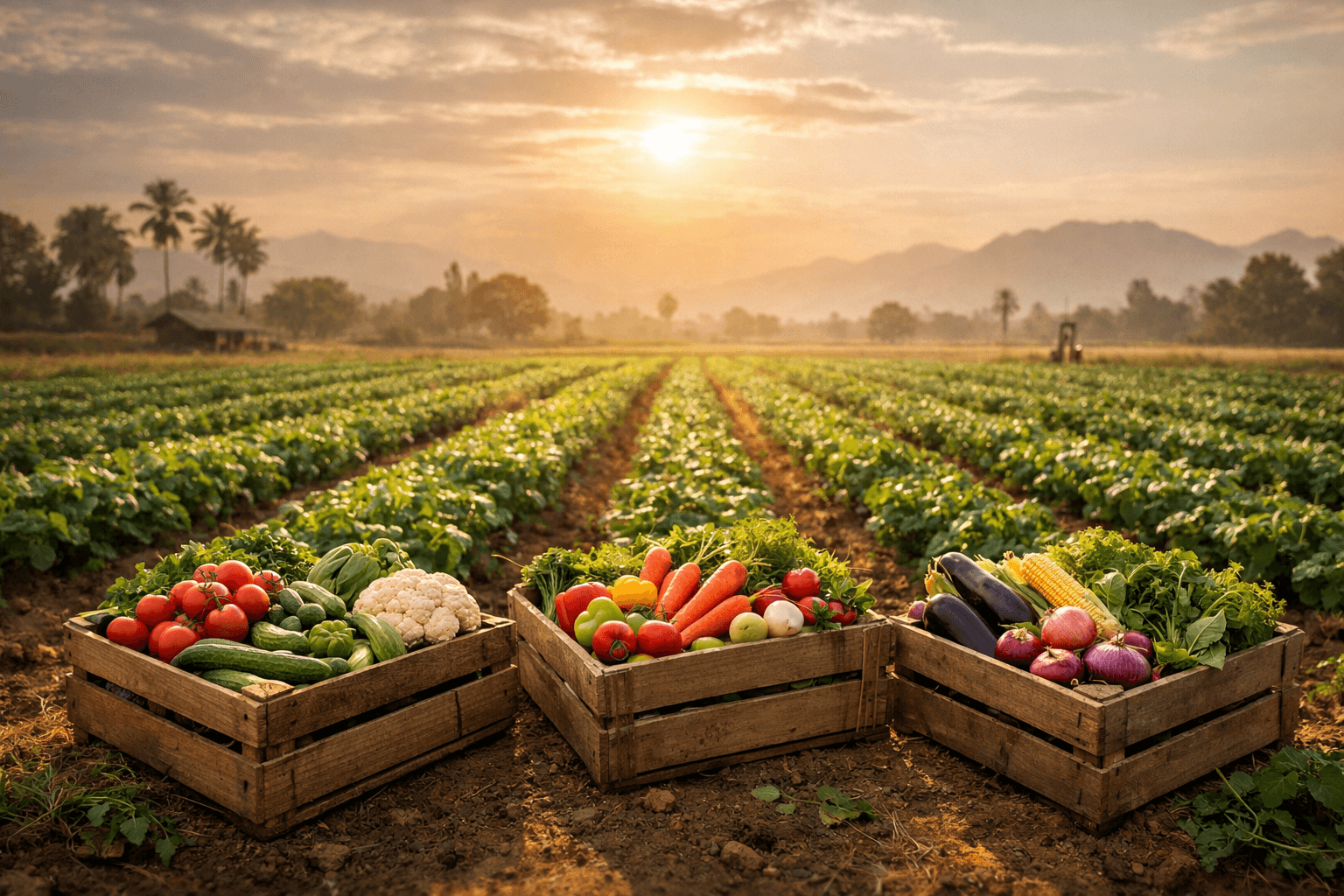 Fresh organic produce